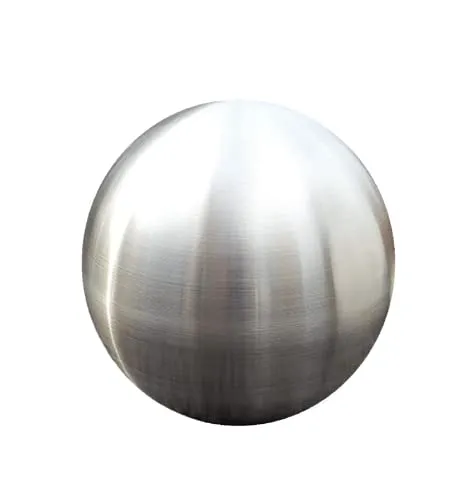Dekokugel 25 cm aus Edelstahl - Matt gebürstete Kugel für stilvolle Akzente - Gartenfiguren & Verzierungen - Hochwertige Edelstahl-Dekokugel mit matt gebürsteter Oberfläche, ideal für elegante Garten- und Wohnraumgestaltungen.