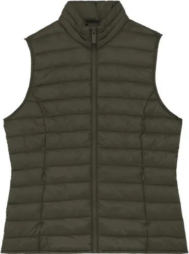 Native Spirit Funktionsweste Damen M - Leichter Bodywarmer - Stylische und leichte Funktionsweste für Damen in Organic Khaki. Ideal für die Übergangszeit, bietet optimalen Tragekomfort und Bewegungsfreiheit.