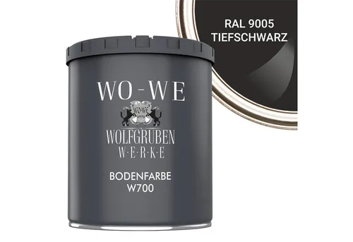 WO-WE Bodenversiegelung Betonfarbe Bodenfarbe Bodenbeschichtung W700, 1-10L, Seidenglänzend