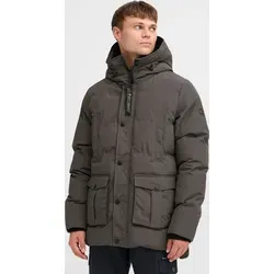 Indicode Steppjacke IDSticks – Warme Steppjacke in Grau XL (54/56)
