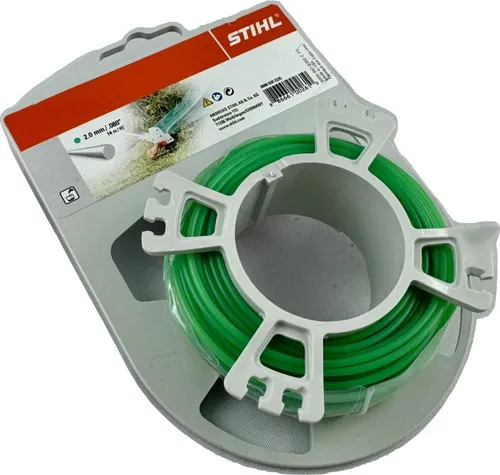Stihl Mähfaden ø 2,0 mm L 14 m, Motorsense-Faden aus Polyamid Kunststoff grün