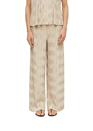 s.Oliver Plissierte Chinos Hose mit Weitem Bein