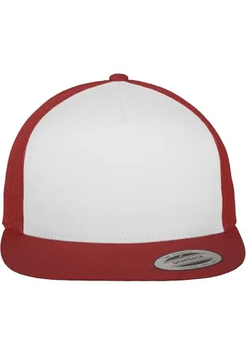Flexfit Erwachsene Mütze Classic Trucker, Red/Wht, One Size, 6006W
