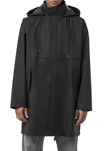 Moderner Unisex Parka mit Kapuze - Funktionsjacken: Robuster, wasserabweisender Parka mit verstellbarer Kapuze und praktischen Taschen – perfekt für jedes Wetter und urbanen Lifestyle.