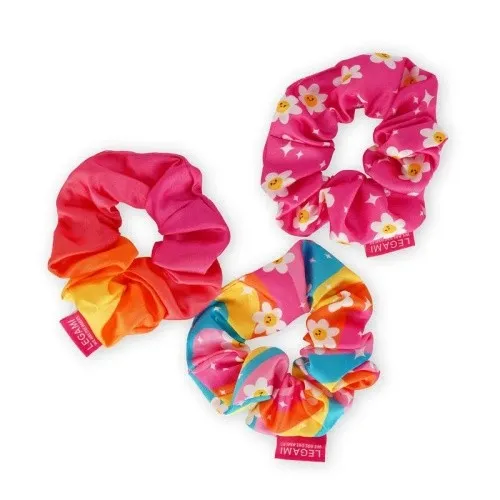 Legami Haargummis im 3er-Set - Hair We Are! - Flowers Scrunchie Set