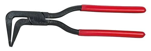 KS Tools Falzzange 760 mm - Falzzange zum Abfalzen von Blechen, mit 90° gewinkelten Backen und tauchisoliertem Griff für sicheren Halt und Präzision. Ideal für Metallarbeiten.