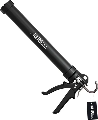 KLRStec PRO XL 600ml Kartuschenpresse - Die perfekte Profi-Kartuschenpistole - Kartuschenpressen für alle gängigen Dichtstoffe, mit präziser Kraftübersetzung von 4000N für müheloses Arbeiten und maximaler Robustheit durch metallische Werkstoffe.