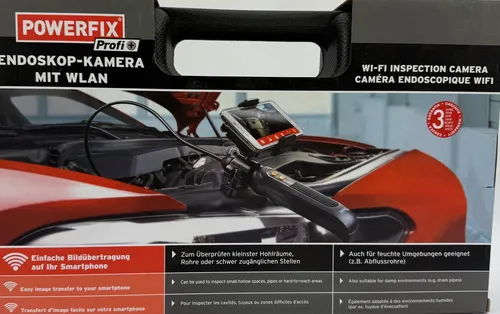 Powerfix Endoskop-Kamera mit WLAN Inspektionskamera