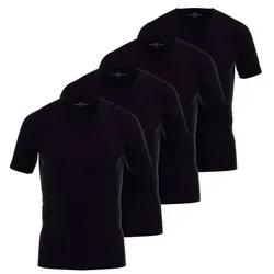 GÖTZBURG Herren T-Shirt 4er Pack - Herren-Shirts, 100% Baumwolle, Hot & Dry 90° für optimalen Tragekomfort und Pflegeleichtigkeit, ideal für den Alltag.