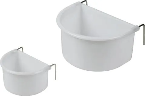 Nobby Napf mit Drahthaken 75 ml weiß