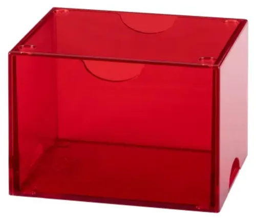 Dragon Shield Strongbox Clear Red