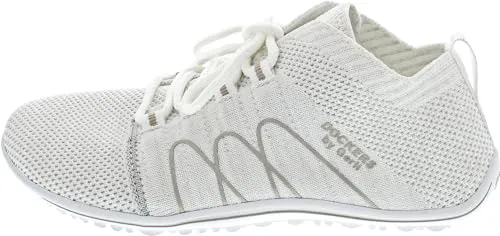 Dockers by Gerli Damen Barfußschuhe Weiß EU 37 - Damen-Sneaker, super weich und flexibel, ideal für den Alltag und maschinenwaschbar für einfache Pflege