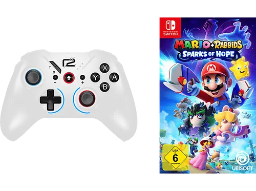 READY 2 GAMING Mario + Rabbids Sparks of Hope NSW Wireless Pro Pad X