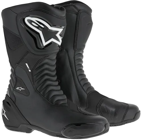 ALPINESTARS SMX S Motorrad Stiefel, Sportstiefel für Rennfahrer - Motorradstiefel aus hochwertigem PU und Mikrofaser, ideal für Onroad-Aktivitäten. Mit praktischem Reißverschluss für schnellen Einstieg und optimalen Halt.