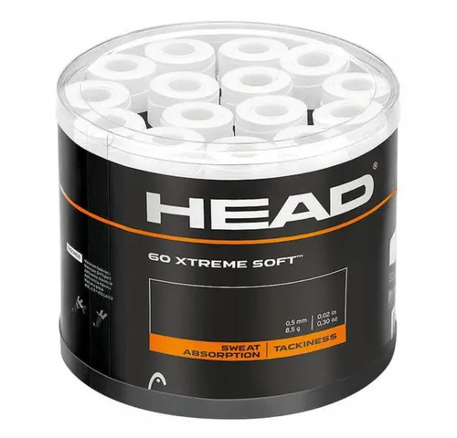 HEAD Xtreme Soft Griffband für Tennisschläger - 60 Stück - Tennisschläger-Zubehör mit weichem Griff für optimalen Komfort und besseren Halt während des Spiels.