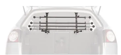 kleinmetall Autoschutzgitter Roadmaster - Hundegitter für Kombi- und Schrägheck-Fahrzeuge, stufenlos breitenverstellbar für optimale Sicherheit