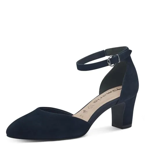 Tamaris Damen Klassische Ballerinas - Komfortable Eleganz für jeden Anlass - Damen-Ballerinas mit TOUCHit-Fußbett für höchsten Tragekomfort, klassisch elegant in Navy, ideal für stilvolle Auftritte.
