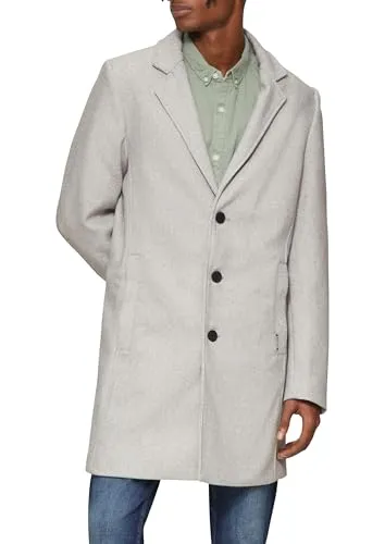 QS Mantel mit Reverskragen - Funktionsjacken aus hochwertigem Wollmix, meliert und im Regular Fit, ideal für stilvolle Wärme mit feinem Taftfutter und praktischen Taschen.