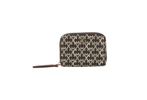 GERRY WEBER Aeon Damen Geldbörse - Elegante Geldbörse im Querformat, aus hochwertigem PU in dunkelbraun, mit 4 Kartenfächern und praktischem Reißverschluss – ideal für stilbewusste Frauen.