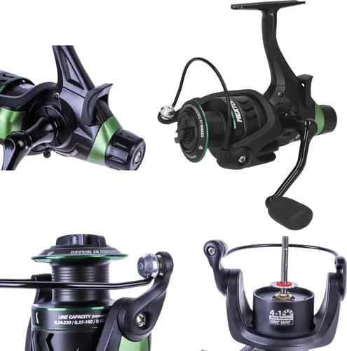 MIKADO NEXTON 4000 Freilaufrolle Karpfenrolle Methodfeeder Angelrolle 399g/4.7:1