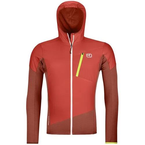 Ortovox Ladiz Hybrid Jacket Men - Hochfunktionale Isolationsjacke - Daunenjacken, die atmungsaktiv, leicht und winddicht ist. Ideal für Bergtouren und vielseitig einsetzbar als isolierende Zwischenlage oder schützende Außenschicht.