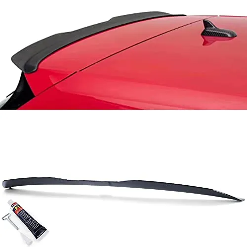 Heckspoiler Dachkantenspoiler Schwarz Glanz für VW Golf 7 Limousine 13-20