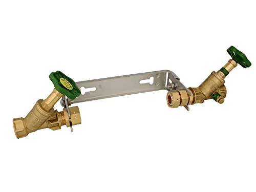 Schlösser Wasserzählereinbaugarnitur Edelstahl, Q3 4,0, 3/4