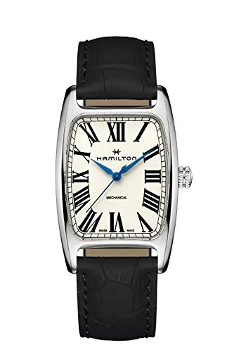 Hamilton Boulton H13519711 Mechanische Herrenuhr - Armbanduhren für Herren mit elegantem Edelstahlgehäuse, mechanischem Schweizer Uhrwerk und 5 bar Wasserdichtigkeit – ideal für stilvolle Anlässe.