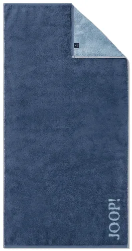 JOOP! Divided Doubleface Duschtuch 80 x 150 cm in blau von JOOP!