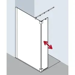 Kermi PXT1L103201PK WALK-IN PASA XP T1L 1030x - Silber