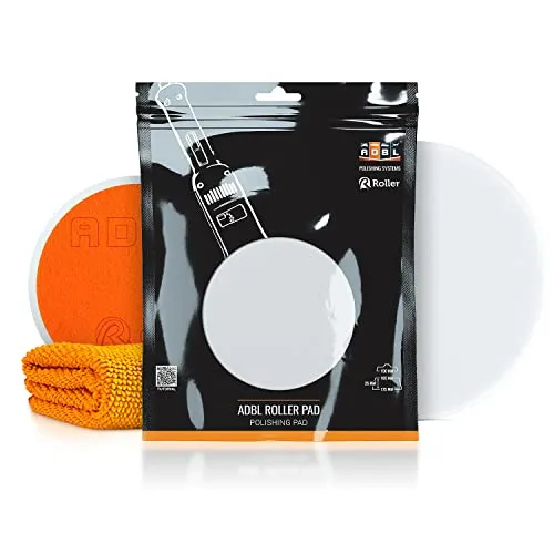 ADBL Roller Pad-R Cut Polierpad - Polierschwamm für Ø150mm Stützteller - Profi Polierpad mit Klettverschluss - Polierschwamm, Auto Polieren, Schwamm Polierteller