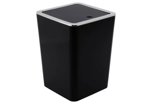 bremermann Kosmetikeimer SAVONA 6 Liter aus Kunststoff, eckig - schwarz
