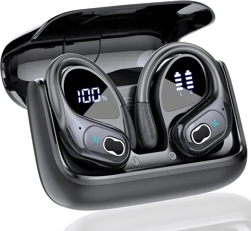 SpionProfi In Ear Bluetooth Kopfhörer für Sport und Alltag - Kabellose In-Ear Kopfhörer für maximalen Tragekomfort beim Sport. Ergonomisches Design und stabile Bluetooth-Verbindung garantieren klare Klänge und zuverlässige Telefonate – ideal für Fitness und Freizeit!