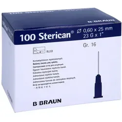 Sterican Kanülen Luer-lok 0,60x25 mm Gr. 100 St