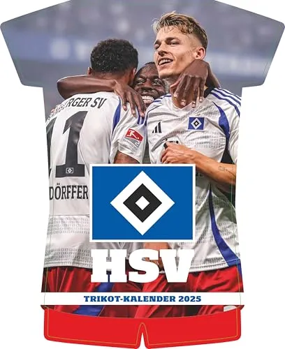 N NEUMANNVERLAGE - Hamburger SV 2025 Trikotkalender, 34,1x42cm