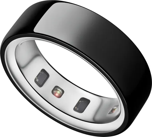OURA Ring 4, Größe 8, Black – Smart Health Tracking Ring