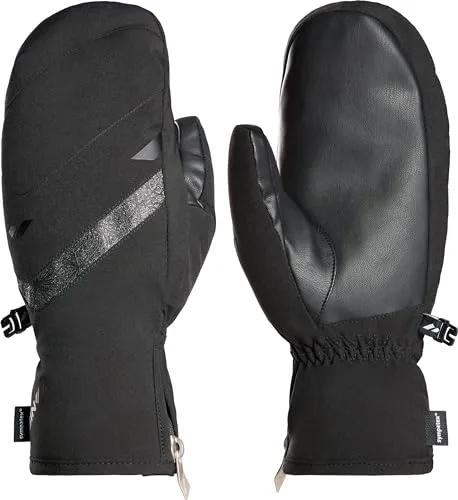 Zanier Damen Stubai.STX Fäustlinge, Black/Black, 8
