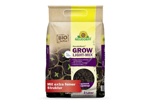 Neudorff Spezialerde NeudoHum Grow Light-Mix, 3 Liter