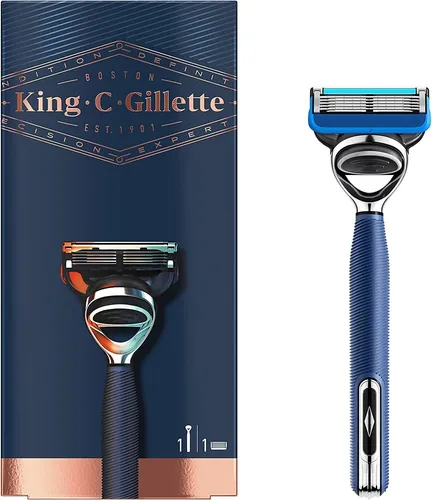 King C. Gillette Rasierer inkl. 1 Rasierklinge Geschenkidee für Männer