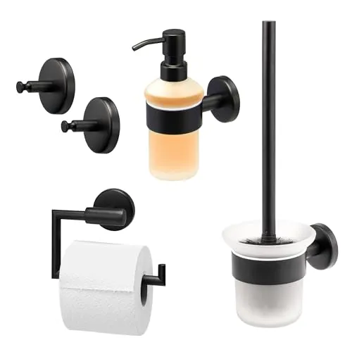 Produktbild bremermann Badaccessoire-Set PIAZZA BLACK
