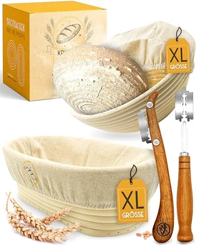 KRUSTENZAUBER Gärkörbchen Set von KRUSTENZAUBER