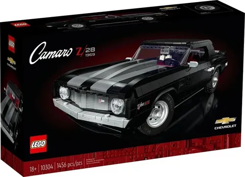 LEGO Chevrolet Camaro Z28 - Modellauto Bausatz für Erwachsene, kreatives Bauprojekt und Hommage an einen Klassiker der Automobilgeschichte