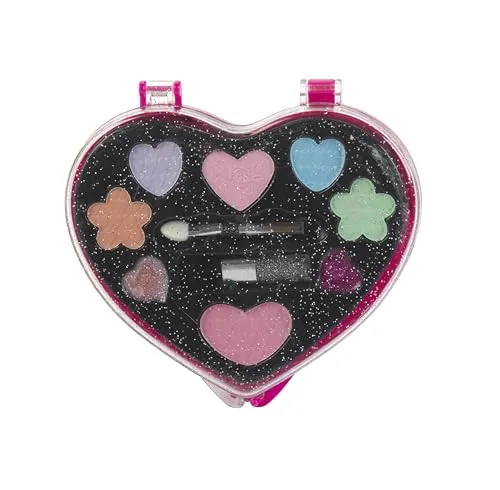 Theo Klein 5564 Schmink-Herz, groß I Inkl. Lidschatten, Rouge und Lipgloss I Maße: 12,5 cm x 12 cm x 2 cm I Spielzeug für Kinder ab 3 Jahren