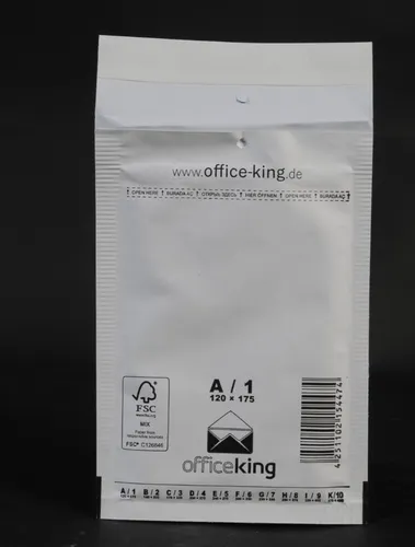 Produktbild officeking 200 St. A/1 Luftpolstertaschen Versandtaschen Luftpolster in Weiss