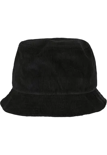Urban Classics Corduroy Bucket Hat Black one Size
