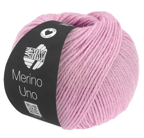 LANA GROSSA MERINO UNO Häkelwolle, 125 m (Extrafeine Merinowolle mit Superwash-Ausrüstung), 50 g