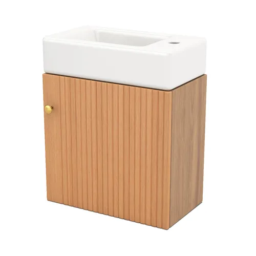 Moderne Badmöbel: Waschtisch mit Waschbecken und Unterschrank