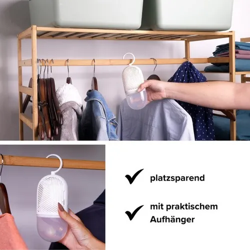 Genius Ideas® Kleiderschrank-Luftentfeuchter,Nachfüller,Feuchtigkeitsabsorber