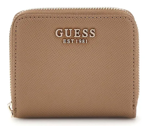 GUESS Laurel SLG Small Zip Around Wallet in braun von GUESS