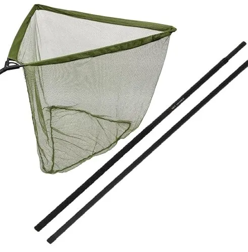 Karpfen Großfisch Kescher Carbon mit Kescherstab 2 TLG. komplett 1,80m 107x107cm